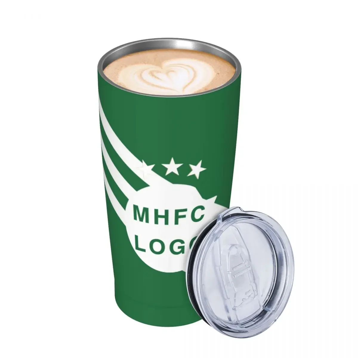 Israel F.C MHFC Champion bicchiere isolato con coperchi e cannucce tazza da viaggio con isolamento sottovuoto in acciaio inossidabile tazza da caffè