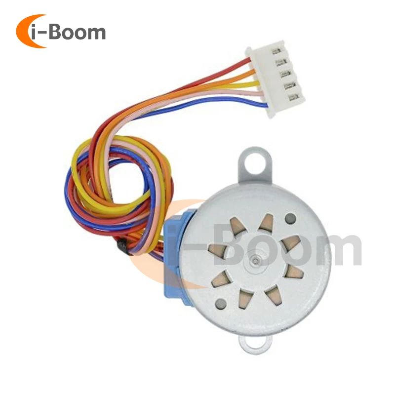 28BYJ-48 Stepper Motor DC 12V 28BYJ-48 Valve Stepper Motor 4 Phase Geared Stepper Motor Compatible with Arduino