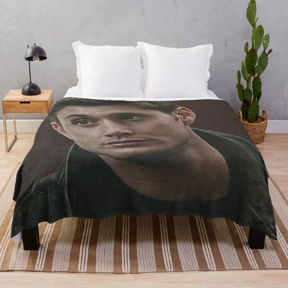 

jensen ackles, Dean Winchester Throw Blanket Luxury Brand Thermal Sofa Weighted Blankets