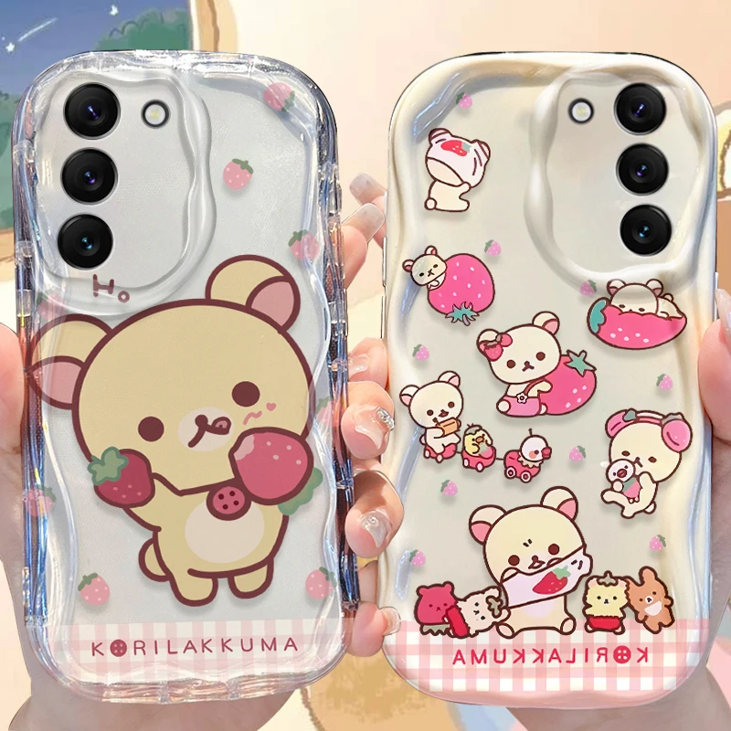 R-Rilakkuma Polka Dot Case for Samsung Galaxy S25 S24 S23 S2