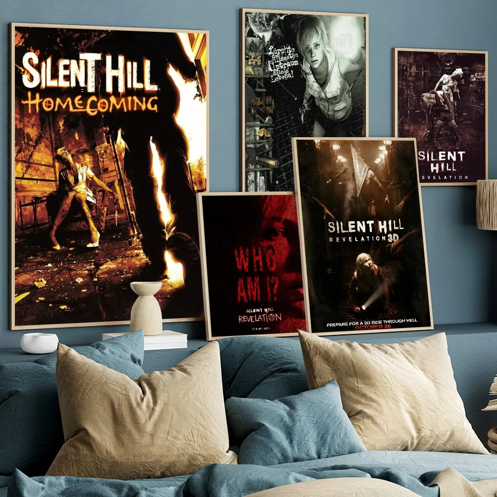 Classic Movie Horror Thriller Silent Hill Classic Movie Posters HD Quality Poster Wall Art Painting Study Nordic Home Decor