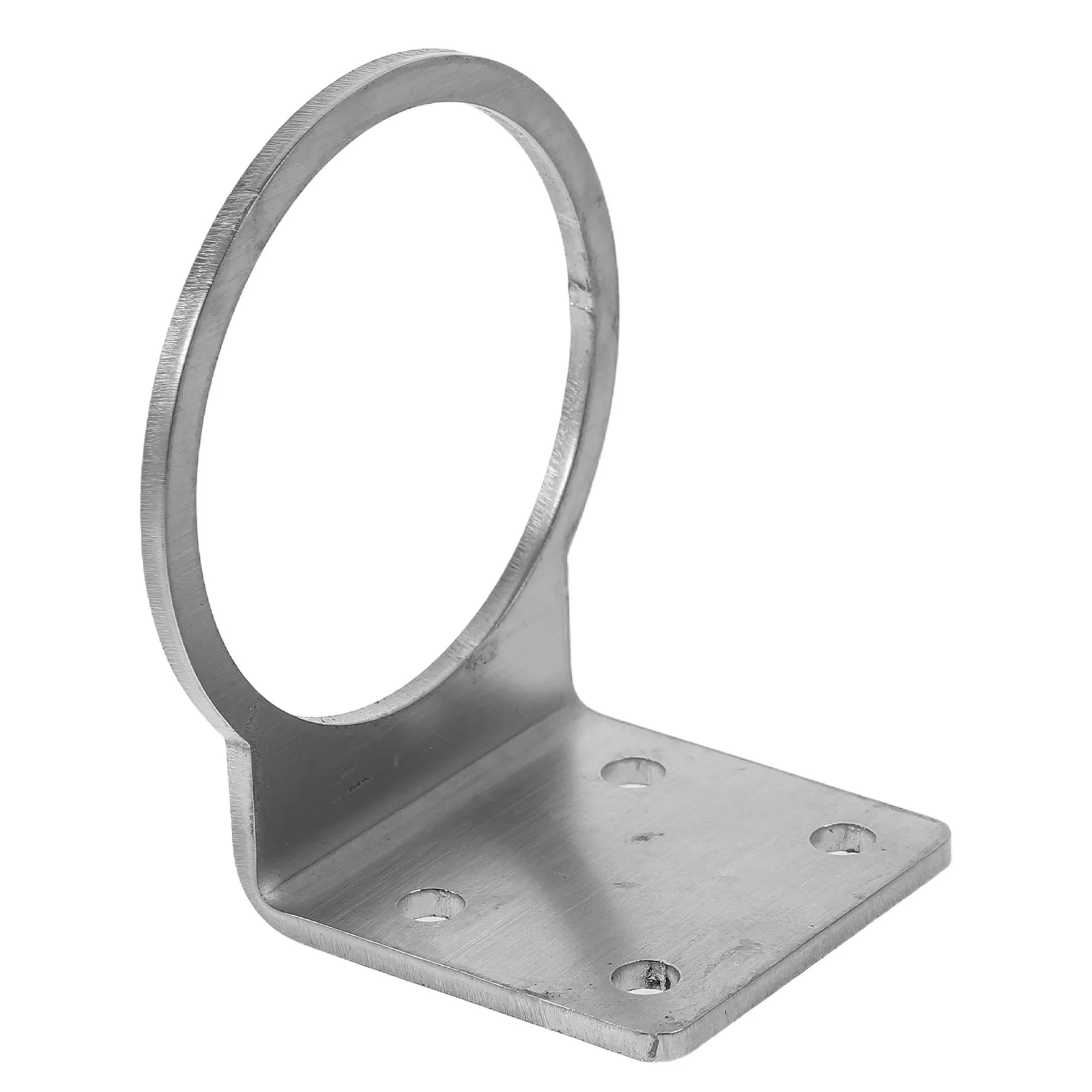Steel Rain Gauge Bracket Wall Mount Holder D48mm Universal Outdoor Weather Measuring Tube Holder Metal Rain Gauge Support