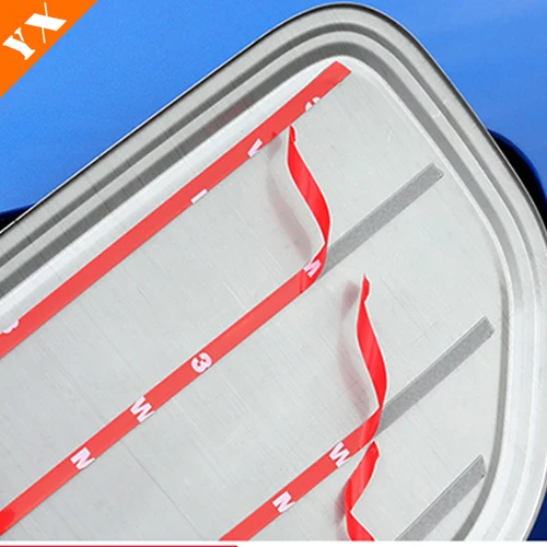 Imagen 2 del producto Para poer great wall 2024 poer 2025 accesorios de acero inoxidable negro tapa de tanque de combustible de coche decoración Protector guarnición pegatina cubierta