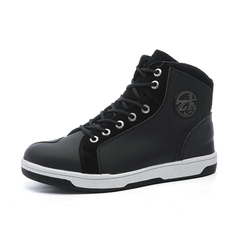 

Мужские мотоциклетные ботинки, модная дышащая мужская мотоциклетная обувь, защита из ТПУ, обувь для мотокросса, мужские мотоциклетные ботинки