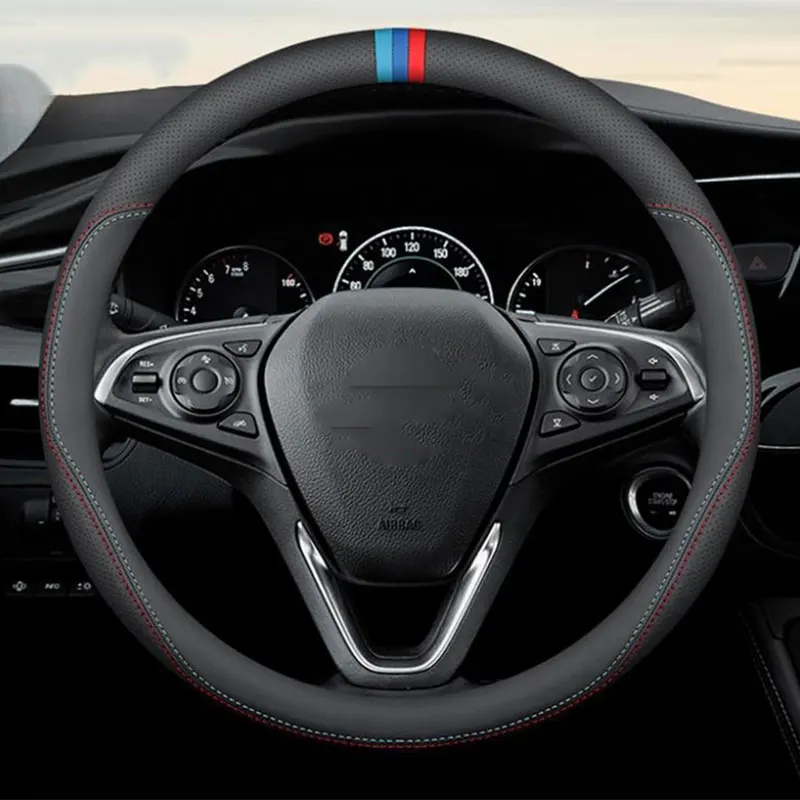 nappa leather car steering wheel cover for bestune M9 b70s t99 t90 t77 t55 t33 e01 nat pony b30 b50 b90 x40 x80 interior protect