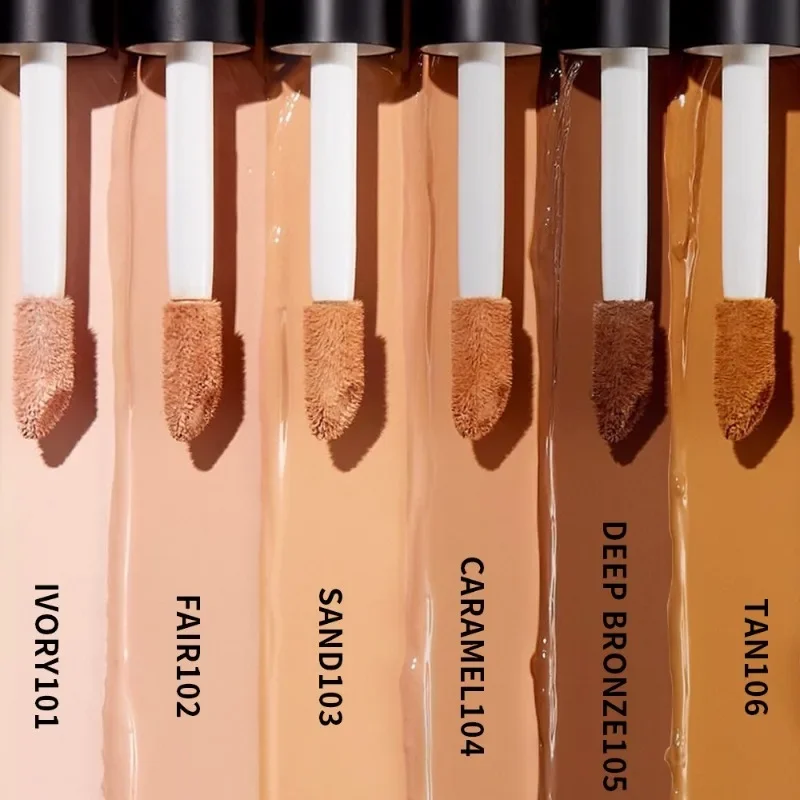 Flüssiger Concealer, wasserfest und schweißbeständig und kann schwarze Augenringe, Akneflecken abdecken und das Make-up aufhellen für eine lange Zeit
