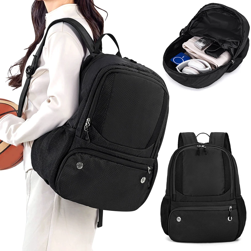 Basketball Backpack Sports Training Equipment Bag with Ball and Shoe Compartment Sports Bag Gym Backpack for Basketball Players