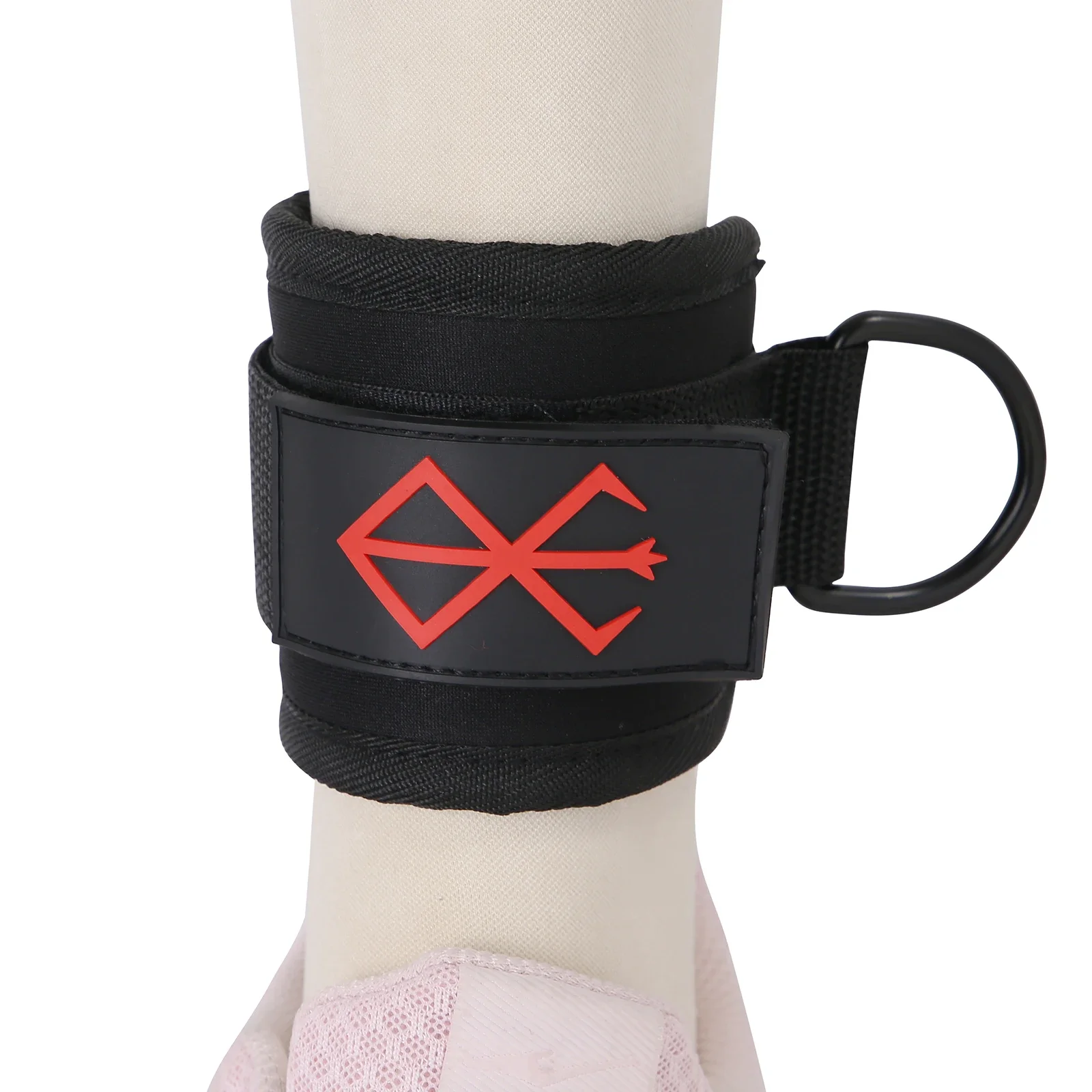

Anime Berserk Ankle Straps for Cable Machines (Pair) - Double D-Ring Attachment