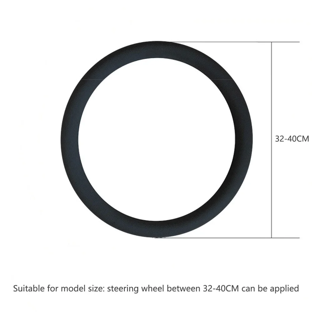 Universal Car Silicone Steering Wheel Cover Elastic Non-Slip Cover For 36-40cm Steering Wheel Multi Color Car Decor Accessories image 4