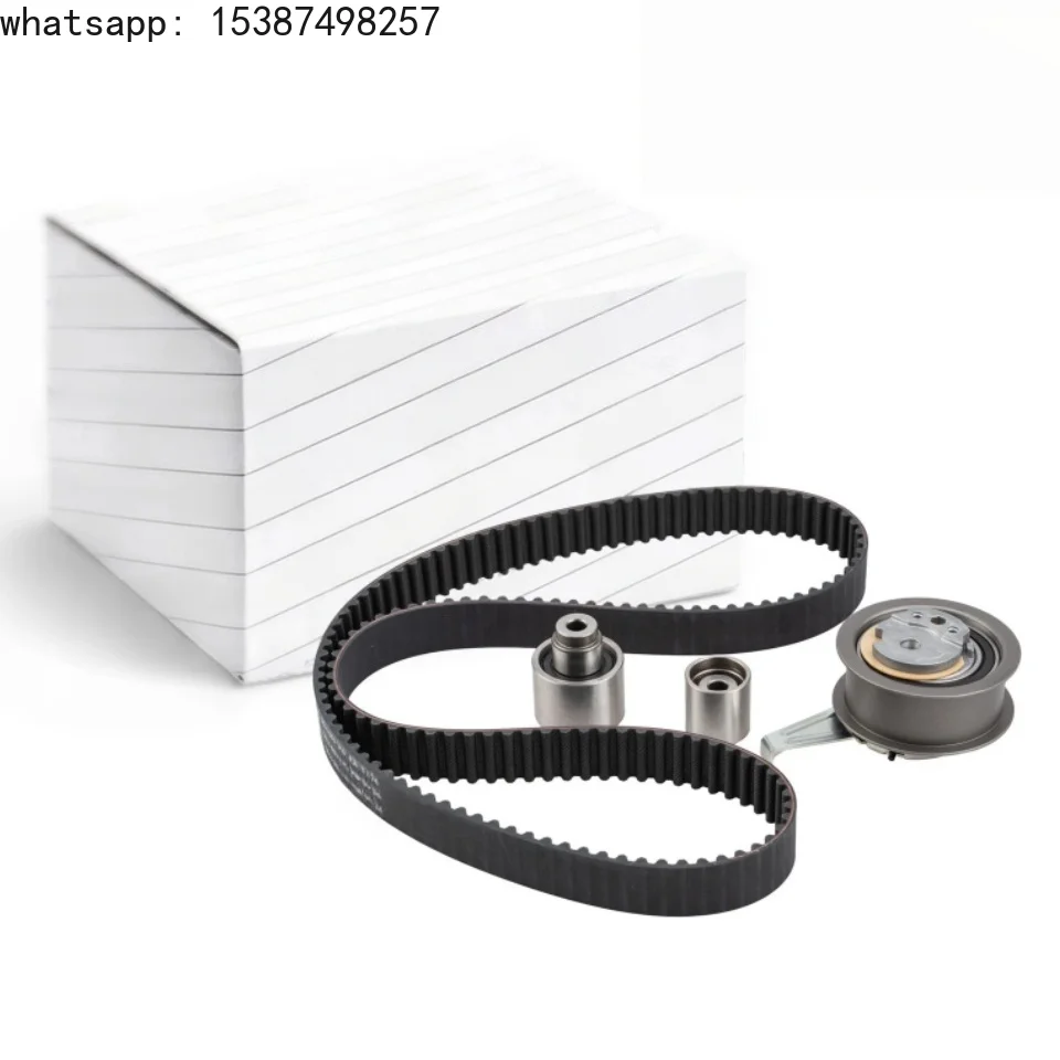 For 04L198119A Engine Timing Belt Kit 145 Teeth 25mm for Volkswagen Audi 1.6 2.0 TDI Diesel with Tensioner Idler Pulley