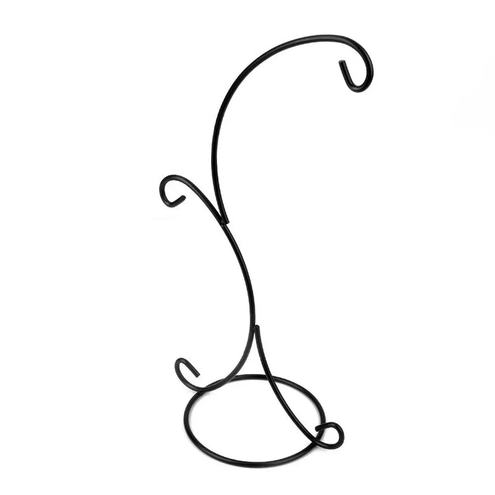 2Pcs Iron Glass Vase Hanging Stand Modern Minimalist Plant Holder for Indoor Outdoor Decor Tabletop Windowsill Balcony Garden