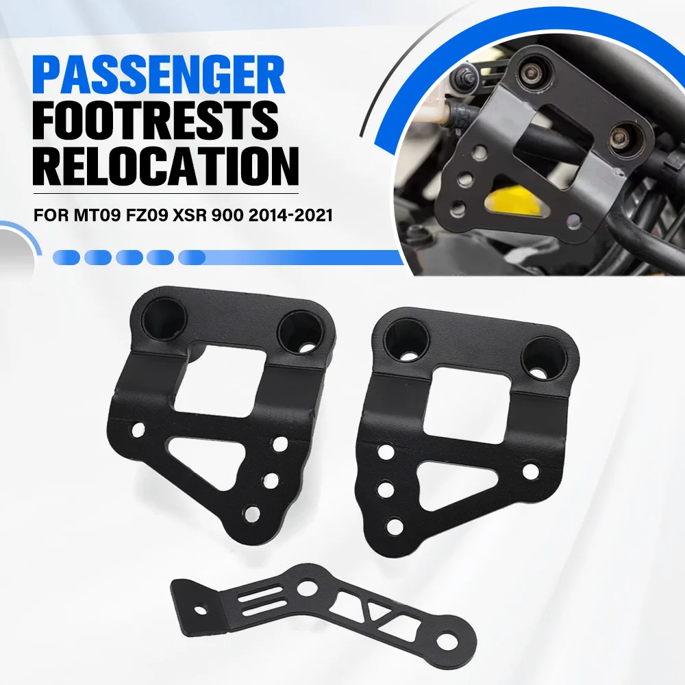 

Для Yamaha MT09 MT-09 FZ09 XSR900 2014-2016-2020-2021 MT/FZ 09 XSR900 регулировка педалей пассажира перемещение подножек пассажира