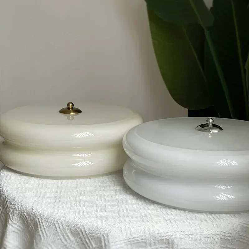 مصباح معلق دنماركي مصمم باوهاوس جلاس لغرفة المعيشة، مصباح طاولة الطعام، ديكور غرفة النوم، ضوء لطيف