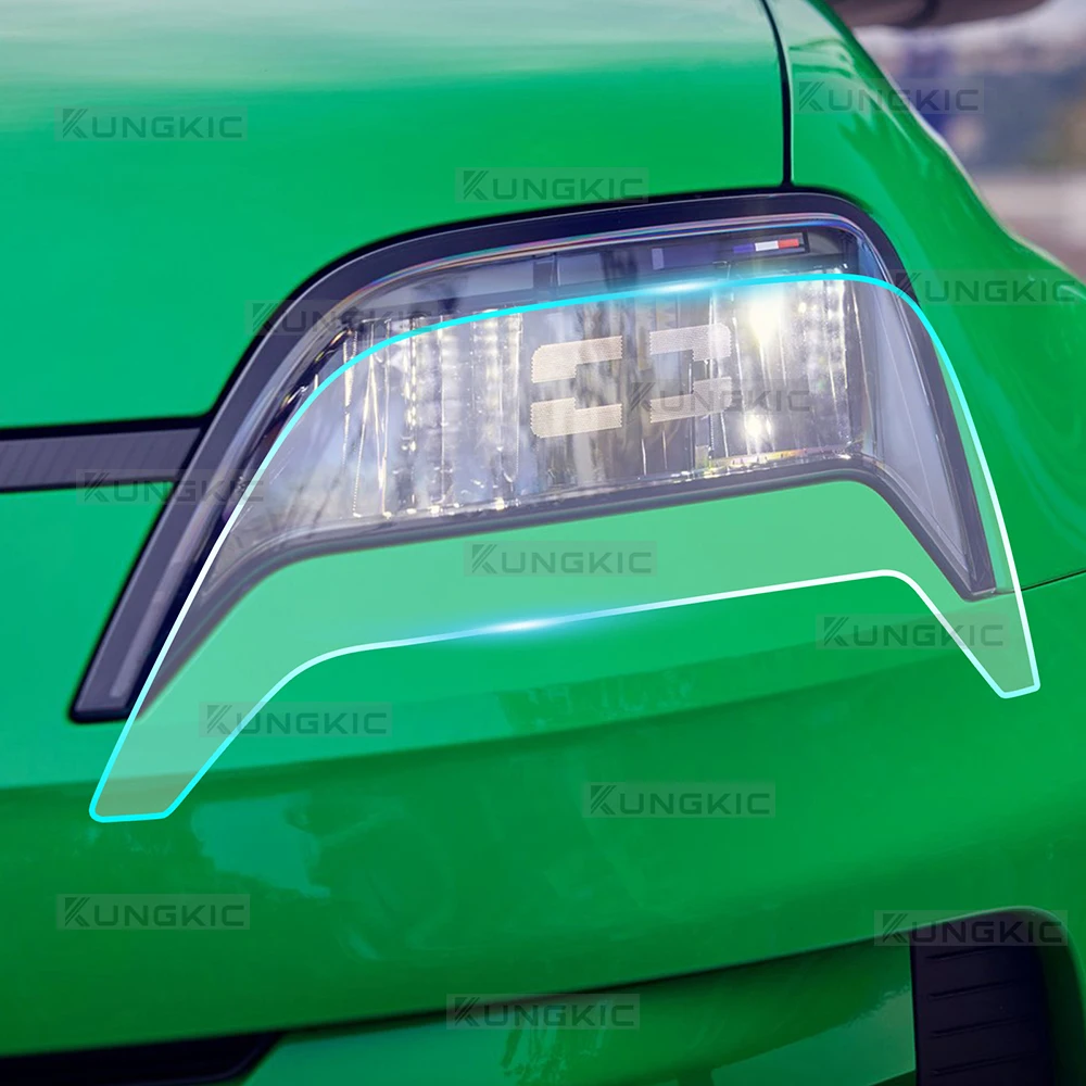 

Пленка TPU для защиты лакокрасочного покрытия Renault 5E-Tech 2025: прозрачная, тонированная, антицарапийная, предварительно вырезанная наклейка для фар, зеркал заднего вида и B/C-стойки автомобиля