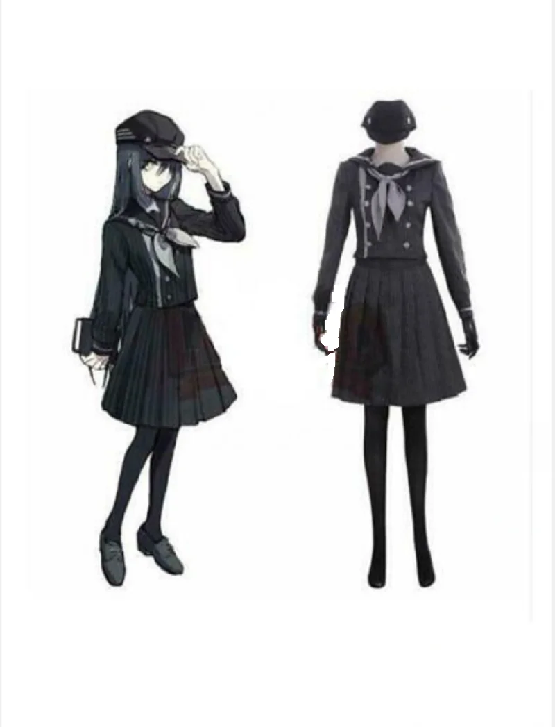 

cosplay anime detective suit sexy cute multi-element cotton blend black suit adult custom charm