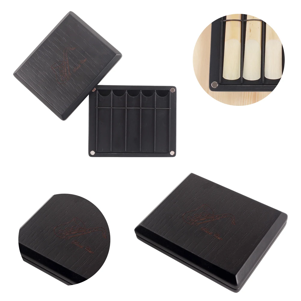 

Кейс для 10 тростей для саксофона и кларнета с магнитным замком, держатель для тростей из массива дерева, коробка для хранения тростей для кларнета и саксофона