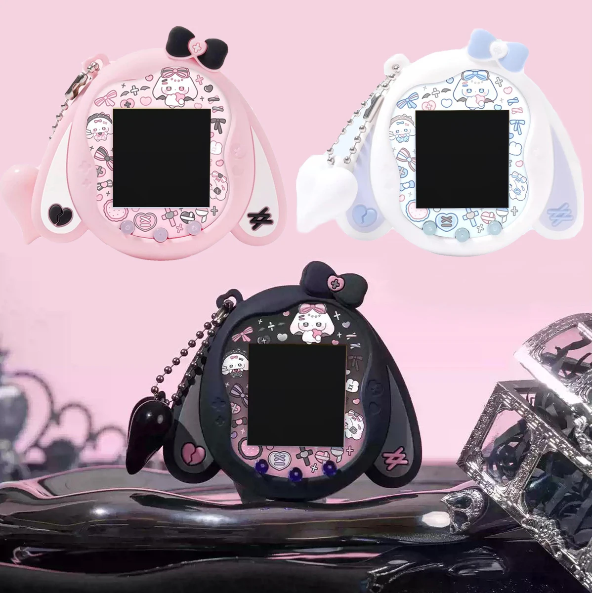 Cute Rabbit Ear Silicone Soft - Gaming Accessories Pink review and price