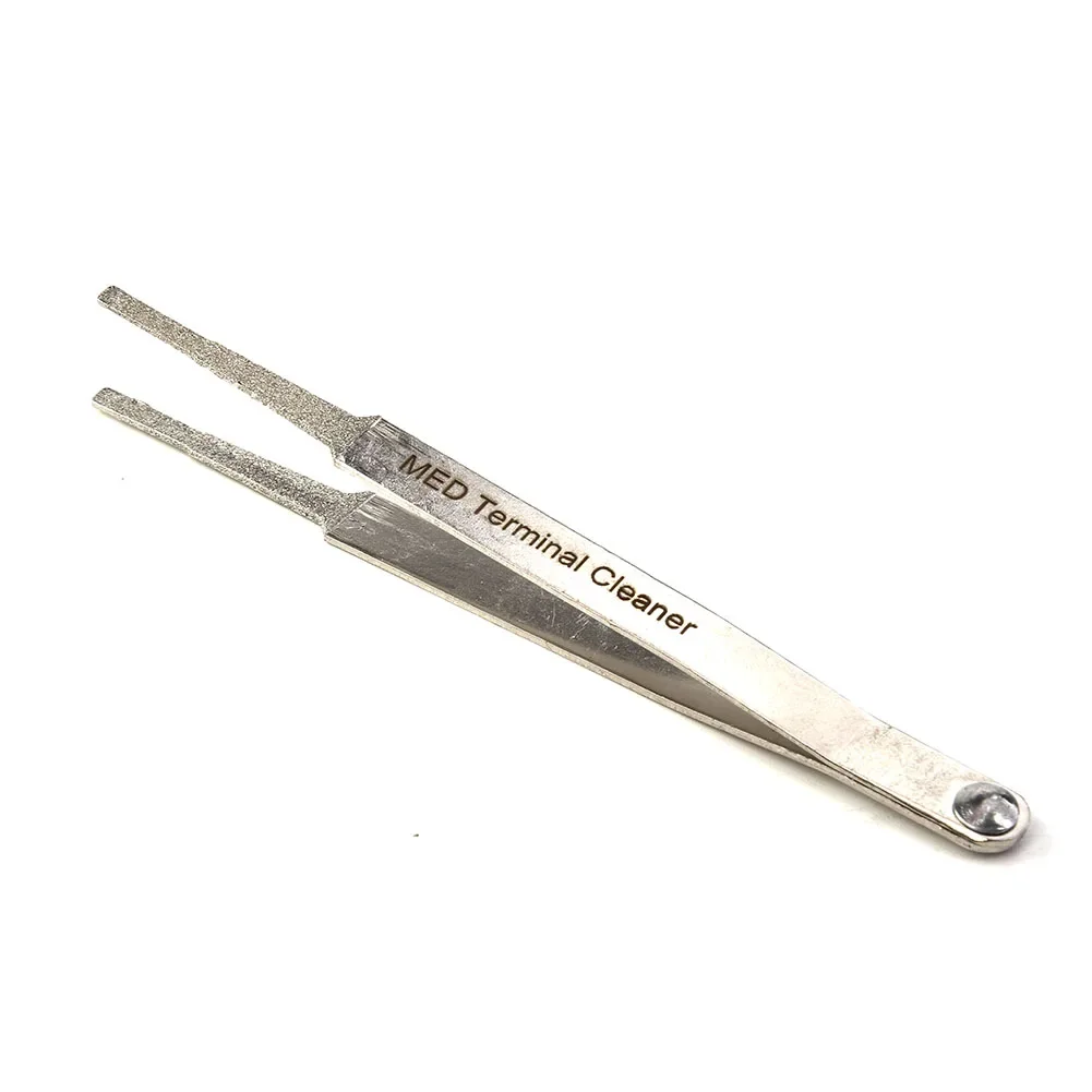 

For Spade Terminals Cleaning Tool Tweezer For Cleaning Flat Pin Remove Corrosion，Extend Harness Life Set Spade New