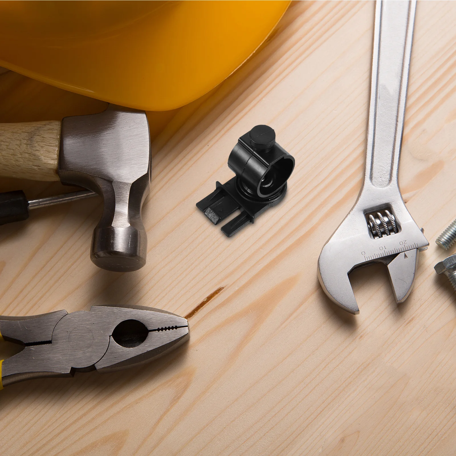 Safety Headlamp Mount Flashlight Holder Clip For Firefighter Welder Construction Hard Hat Light Bracket Waterproof