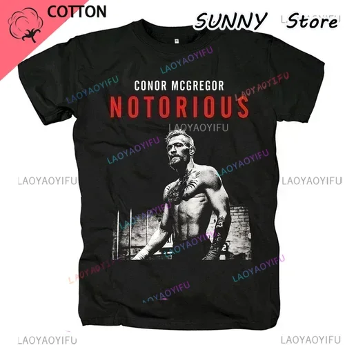 Conor McGregor T shirt For men hotsale MMA boxing lover short sleeve cloth summer top