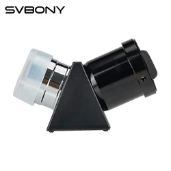 SVBONY SV221 1.25-Inch 45 Degree Correct Image Coated Prism Diagonal Provides Sharp Views for Refractor Telescope