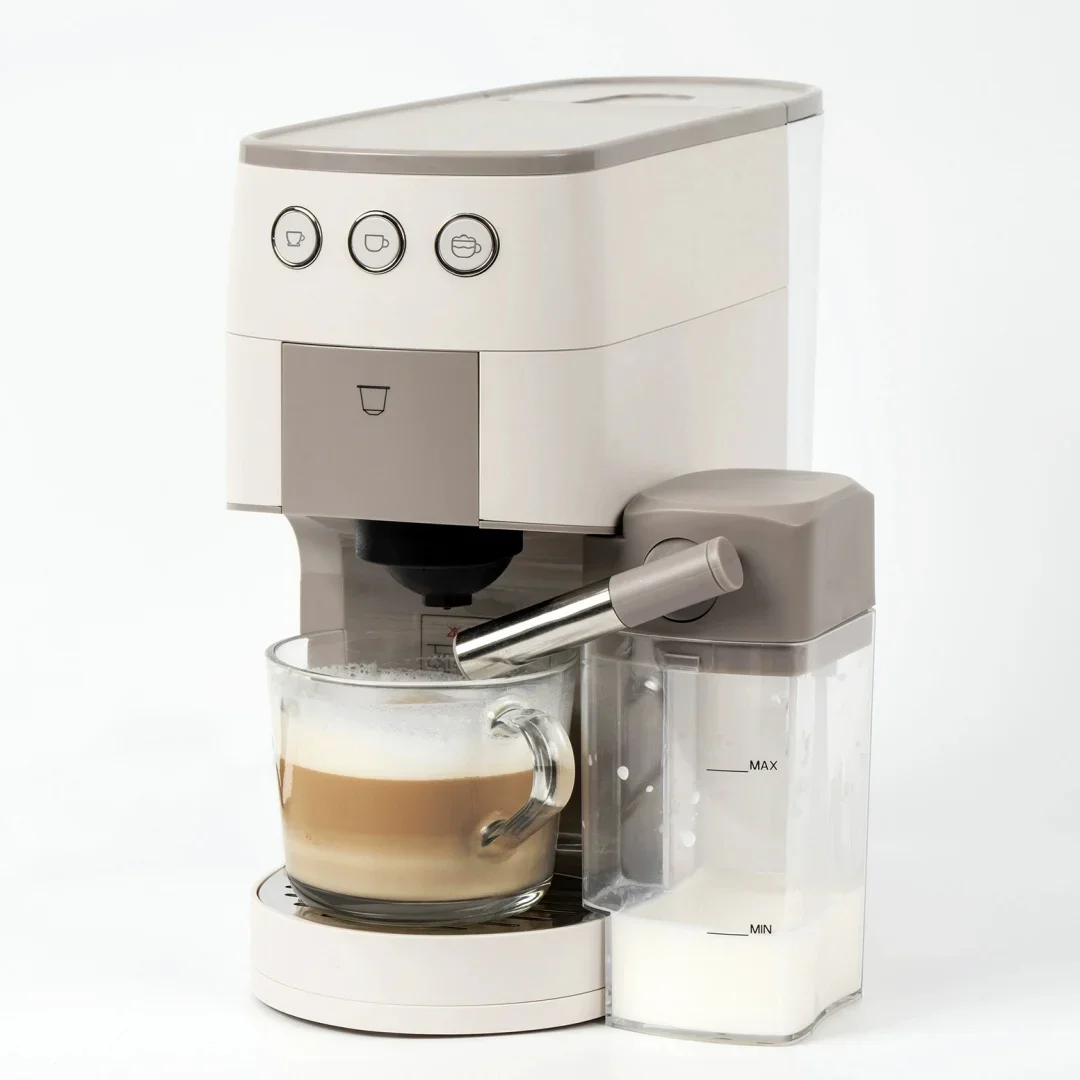 FirmHome StoreSmall Household Capsule Coffee Machine High-pressure Extraction Espresso Coffee Maker With Frothing Milk Function
