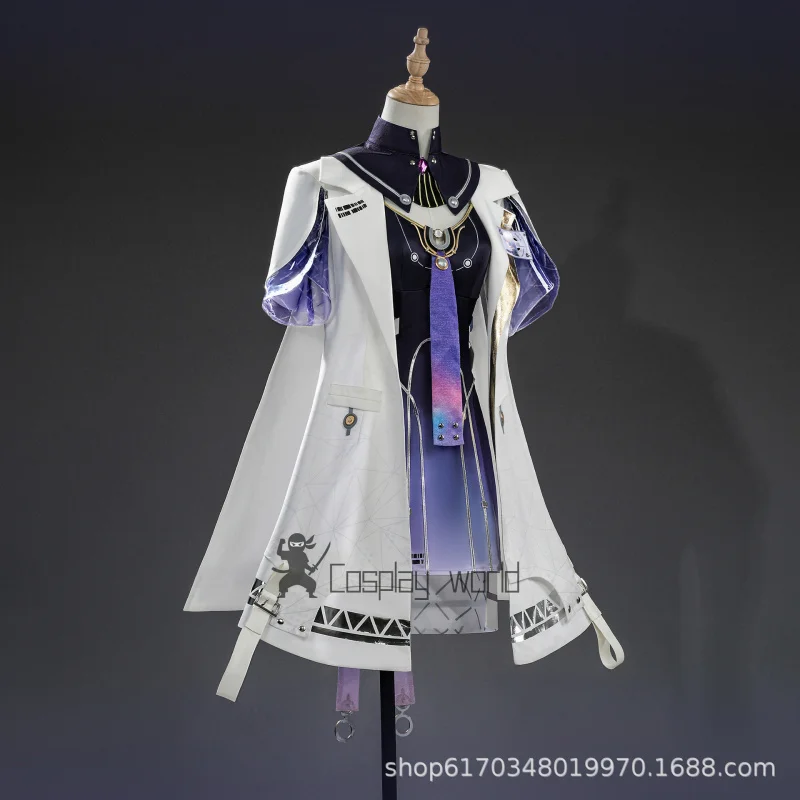 

Костюм для косплея Монин из игры Wuthering Waves, униформа, костюм на Хэллоуин, для ролевых игр, размеры XS-XXL, женское платье