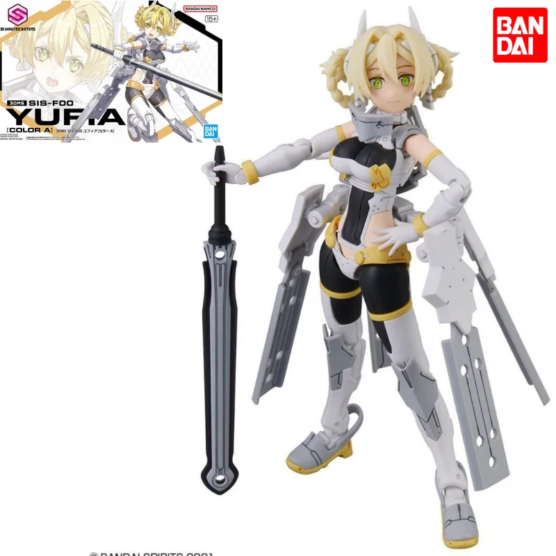 Bandai Original 30MM SIS-F00 YUFIA Kit Anime Figure 1/144 EXM-H15C ACERBY Action Figures Toys Collectible Gift for Children