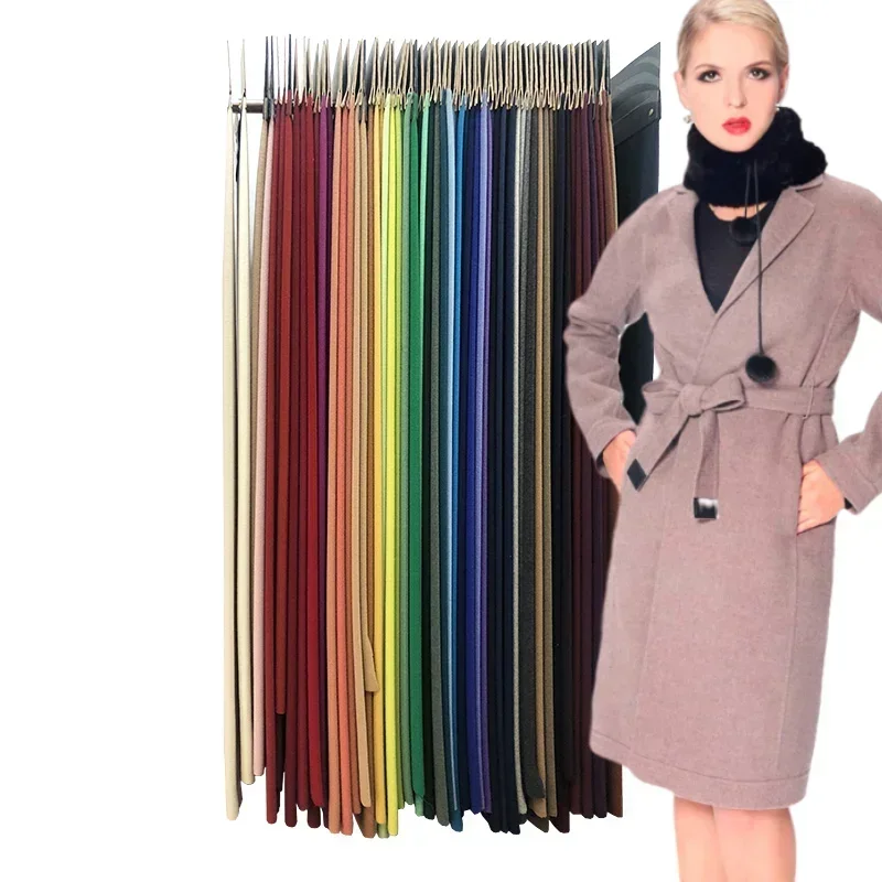 

Single-sided Cashmere Wool Fabric Brand Fashion Design Autumn Winter for Dress Coat Cloth by the Meter for Sewing Diy Material