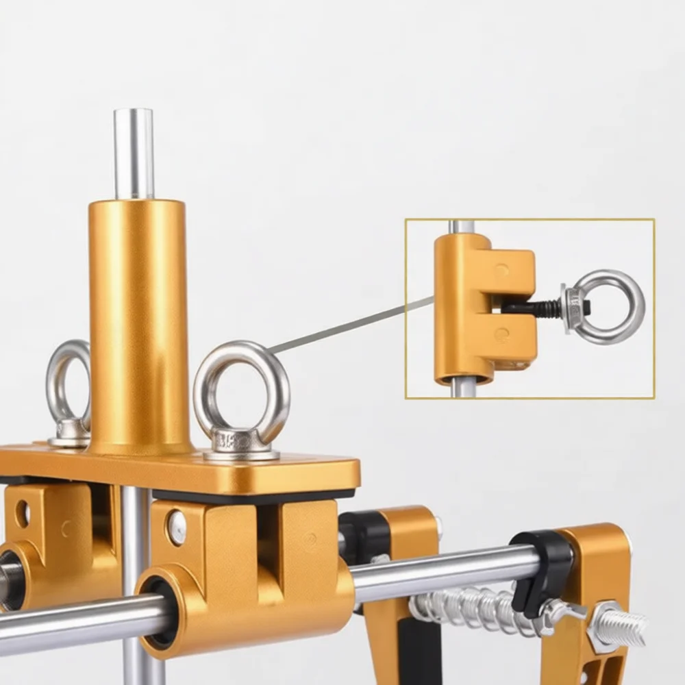 Efficient Door Lock Slotting Jig For Yanrui Woodworking Hole Opener Drill Attachment Professional Mortise Device