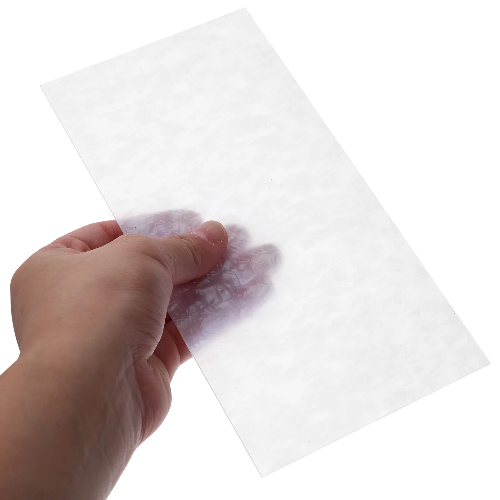 

2Pcs Celluloid Guitar Head Veneer White Material for Fingerboard Fretboard Neck Repair Inlays Markers Guitar Parts Accessories