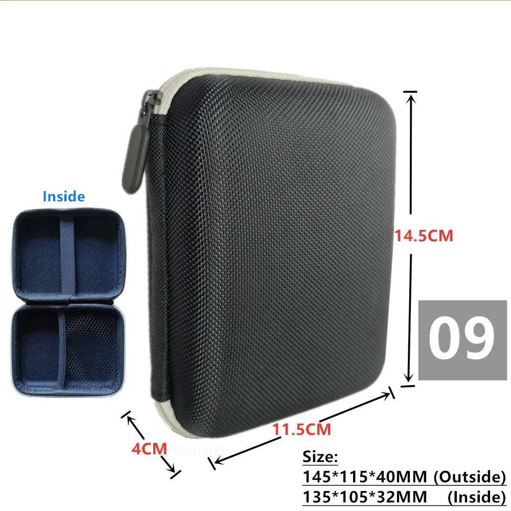 Digital Multimeter Bag Tool Storage Bags for Electronic Accessories Shockproof Bag EVA Box Case Earphone Data Cable Storage Bag