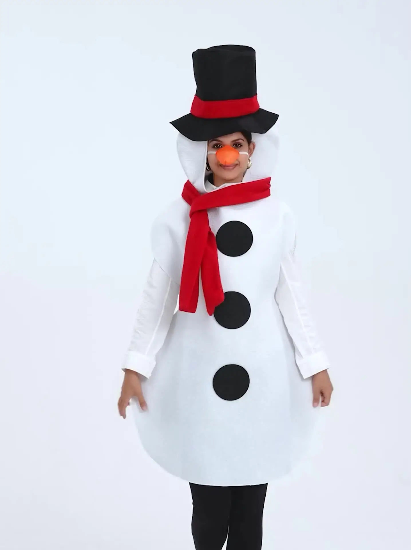 Women Men Snowman Costume Long Sleeve Snowman Outfit Christmas Cosplay  Clothes for Adults - AliExpress 200000532