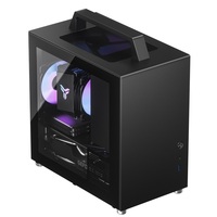 JONSBO T8 PLUS Chassis ITX Desktop Aluminum Side Tempering Glass Supports ATX Power Supply 27CM Graphics Card Game PC Chassis