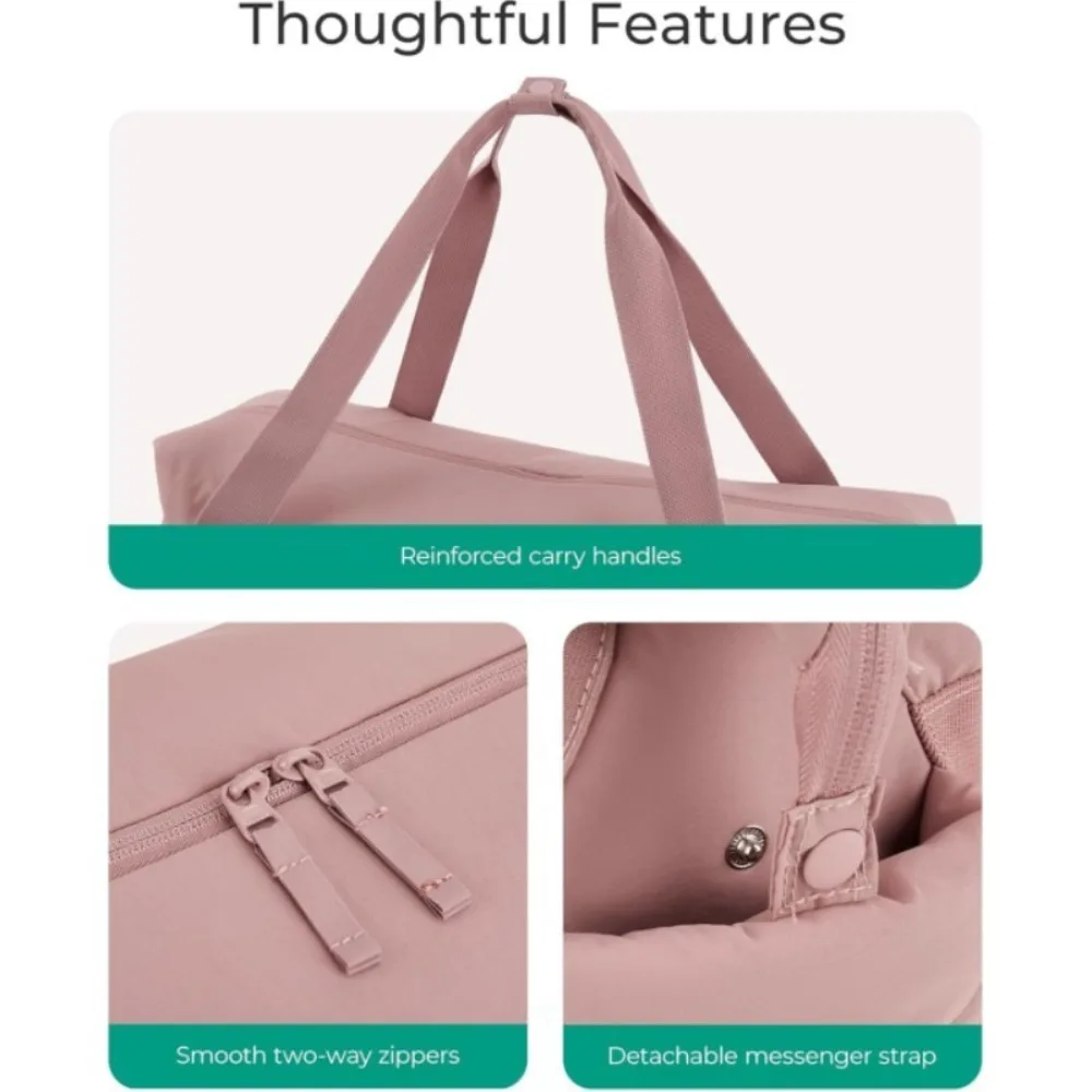 

Multifunctional Travel Duffel Bag Large Capacity Light Weight Sports Fitness Bag with Adjustable Elastic Band Waterproof