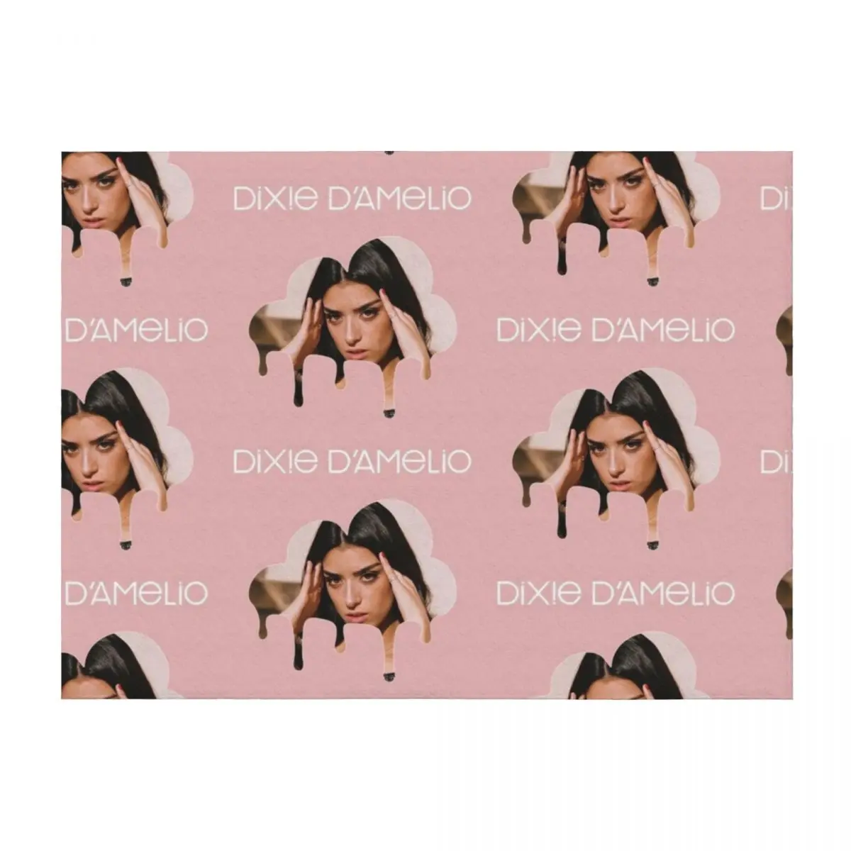 

Dixie D'Amelio Logo 2 Throw Blanket valentine gift ideas Summer for winter Blankets