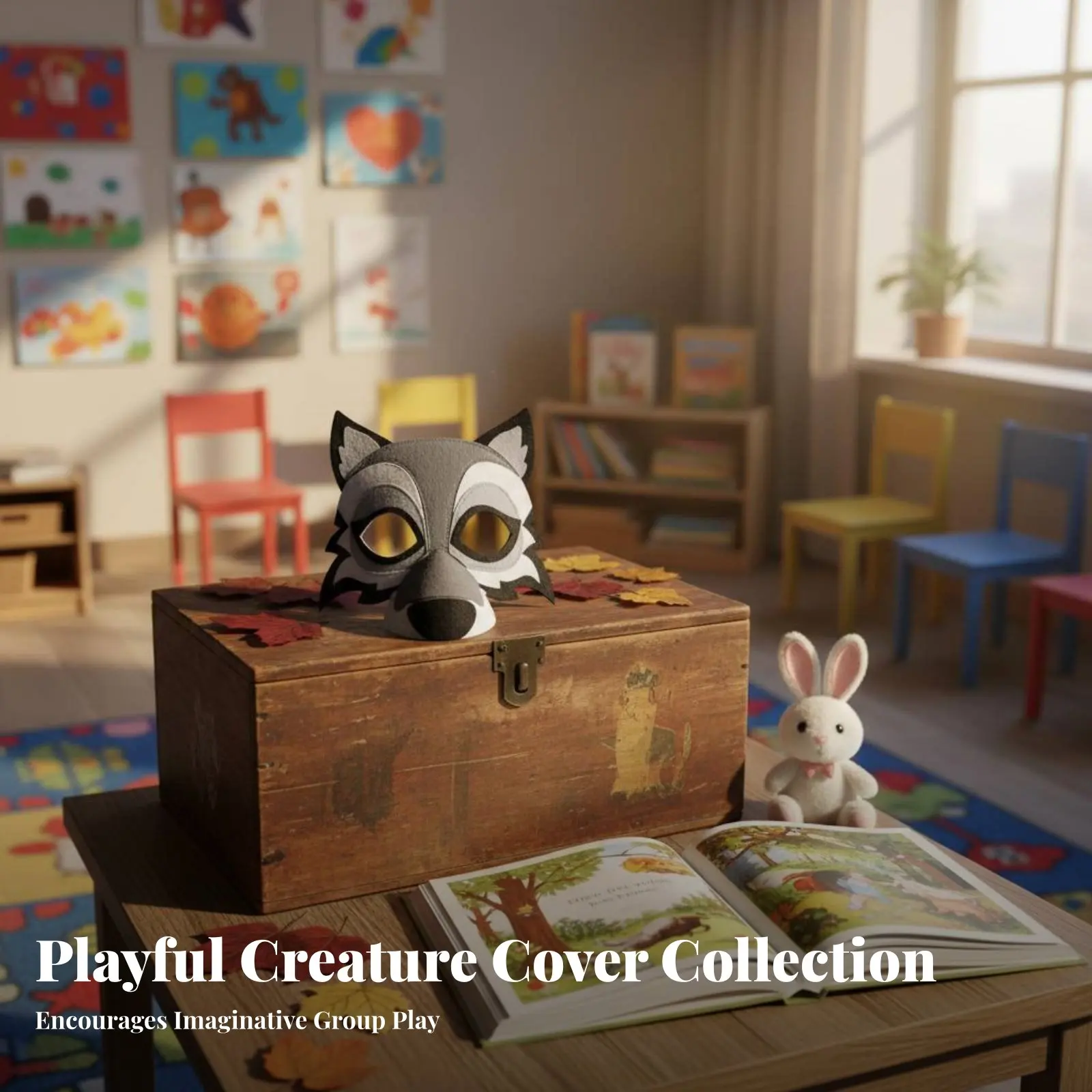 : Tablica rozrywkowa z filcu magnetycznego