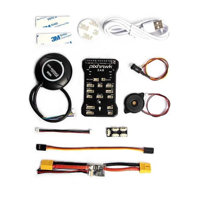 

pix2.4.8 ArduPilot Mega pix Flight Controller Board + Power Module + M8N GPS Compass Stand Holder