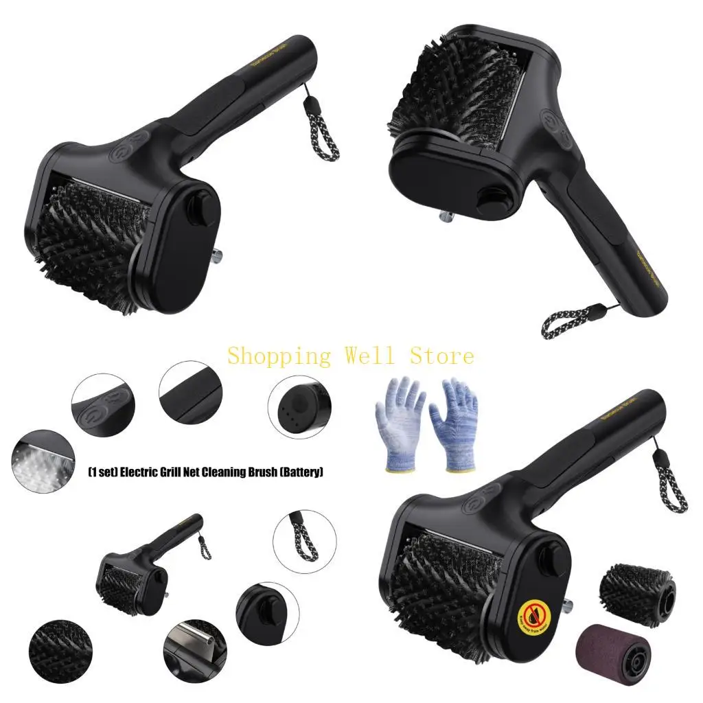 KX4B Battery propelled Round Cleaning Device 2500mAh Cell And Two Removable Parts Hardened Metal