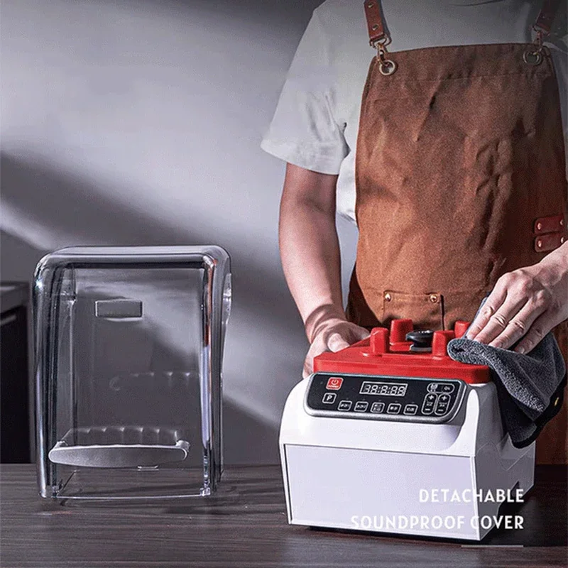 Heavy-Duty Multifunctional Smart Smoothie Maker; Commercial-Grade High-Speed Vacuum Food Processor, Milkshake Blender, and Juice
