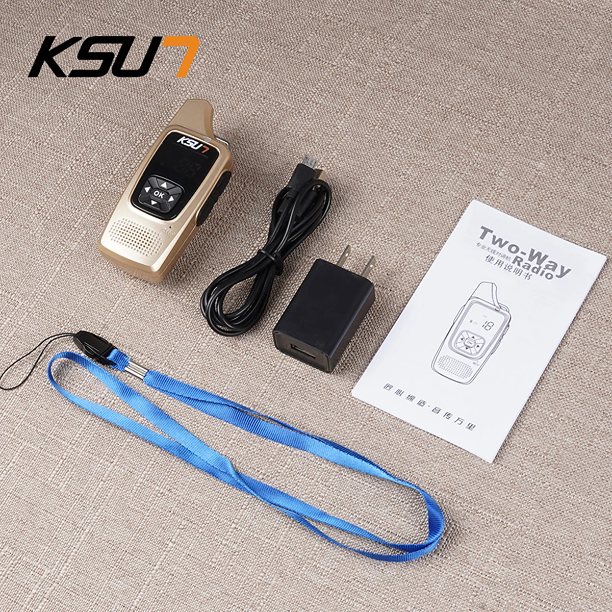 KSUT V6 Mini Walkie Talkie 2pcs Included Transceiver Wireless Device Communication Radios Two Way Radio PMR FRS License Free
