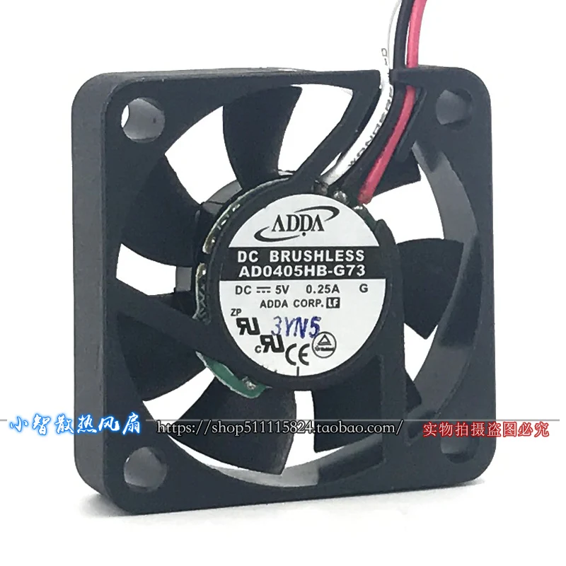 ORIGINAL AD0405HB-G73 5V 0.25A 4010 40*40*10mm KIPAS PENDINGIN BARU RADIATOR