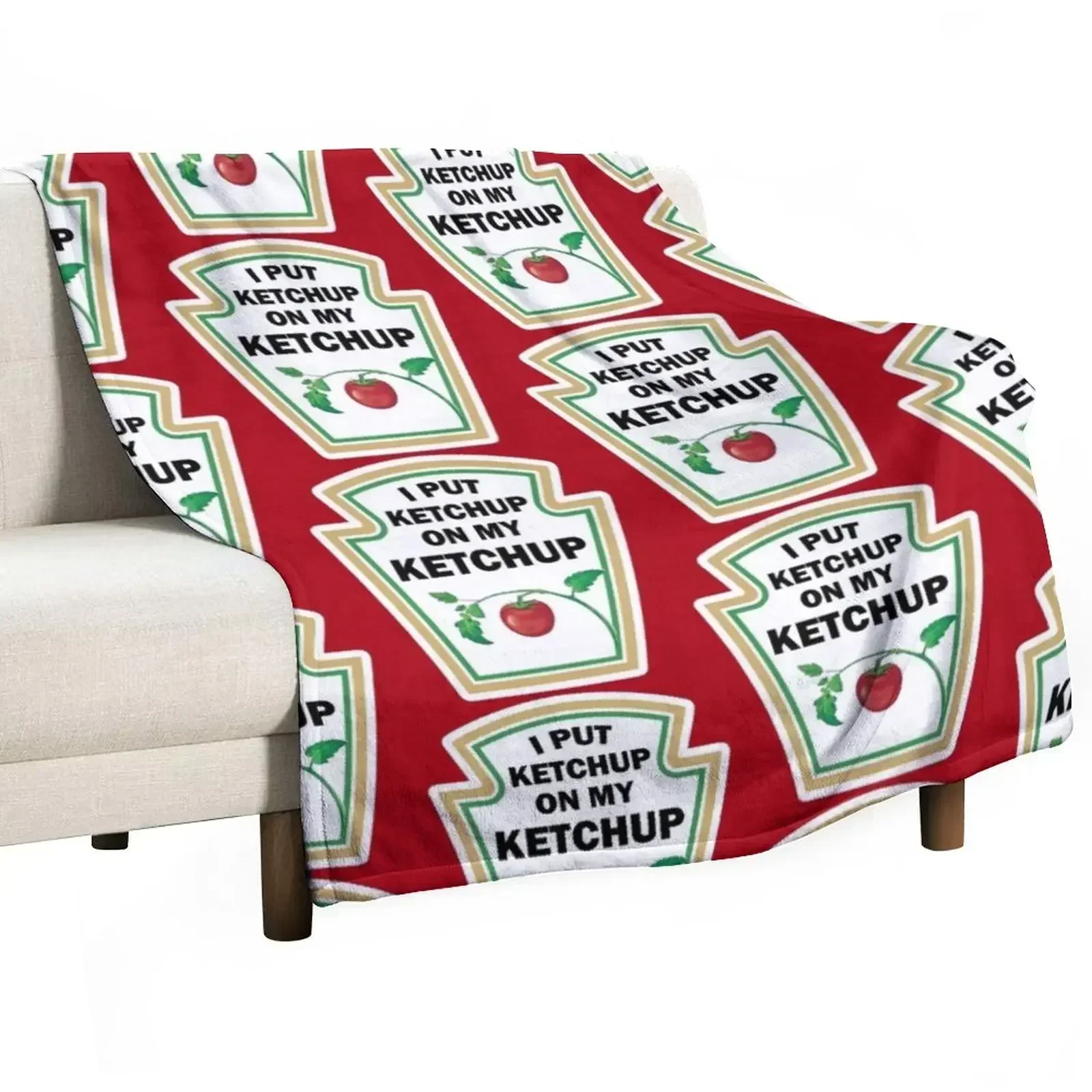 New I put ketchup on my ketchup Throw Blanket Summer warm for winter Decorative Sofa anime Soft Plaid cosplay anime Blankets