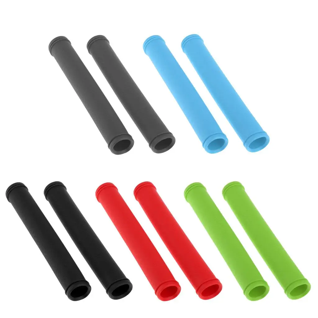 グリップ、サイクルロードマウンテンスクーターハンドルバーラバーエンドグリップ