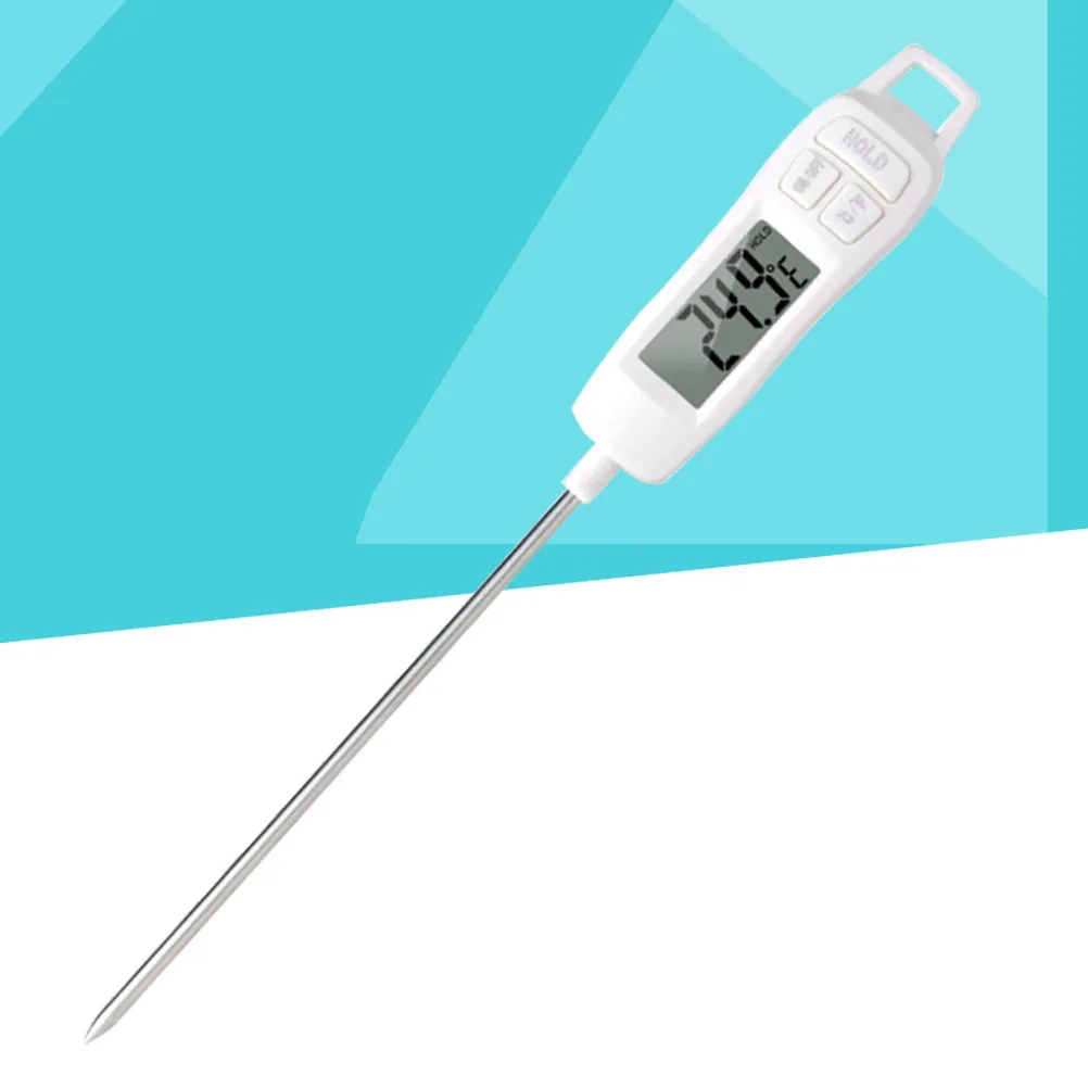 

Food Thermometer Digital Kitchen Barbecue High Precision Probe Ultra Fast Reading LCD Screen for Cooking Picnic Home