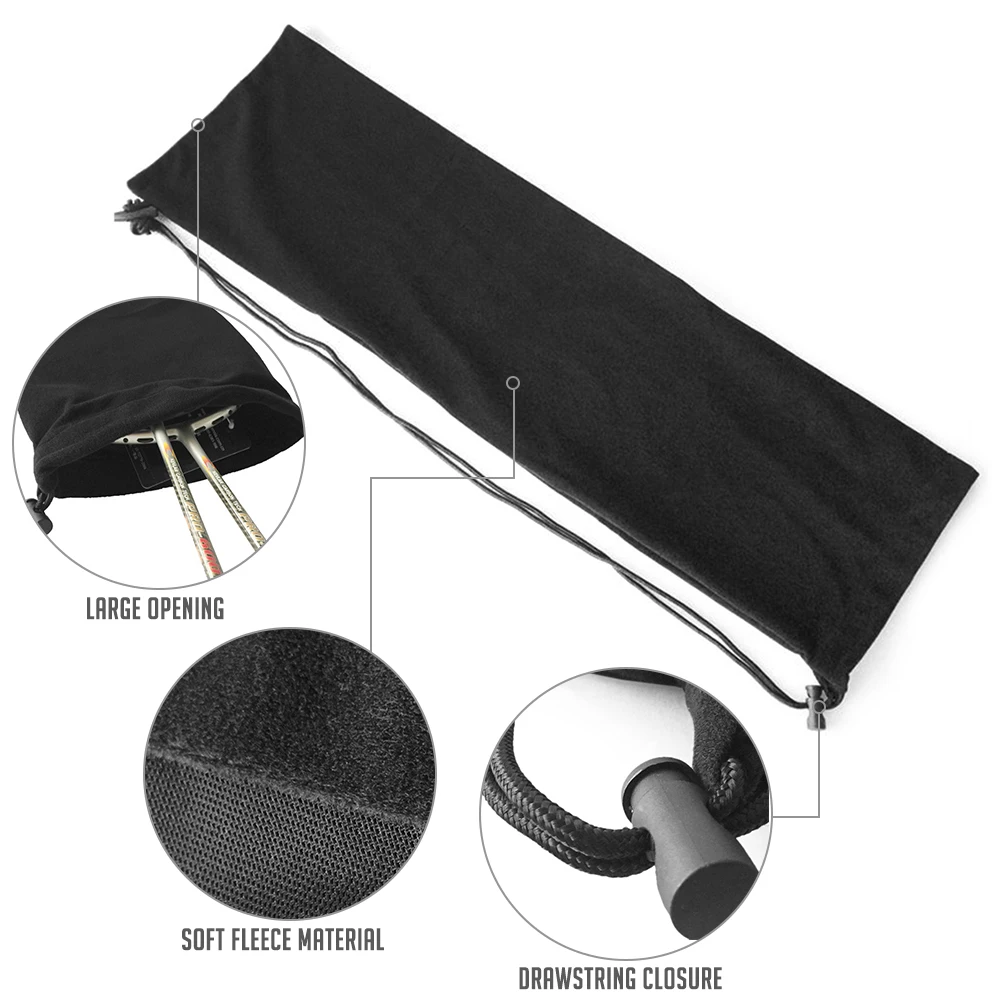 غطاء مضرب تنس الريشة من الناعم ، حقيبة تخزين ، حقيبة مضرب #4