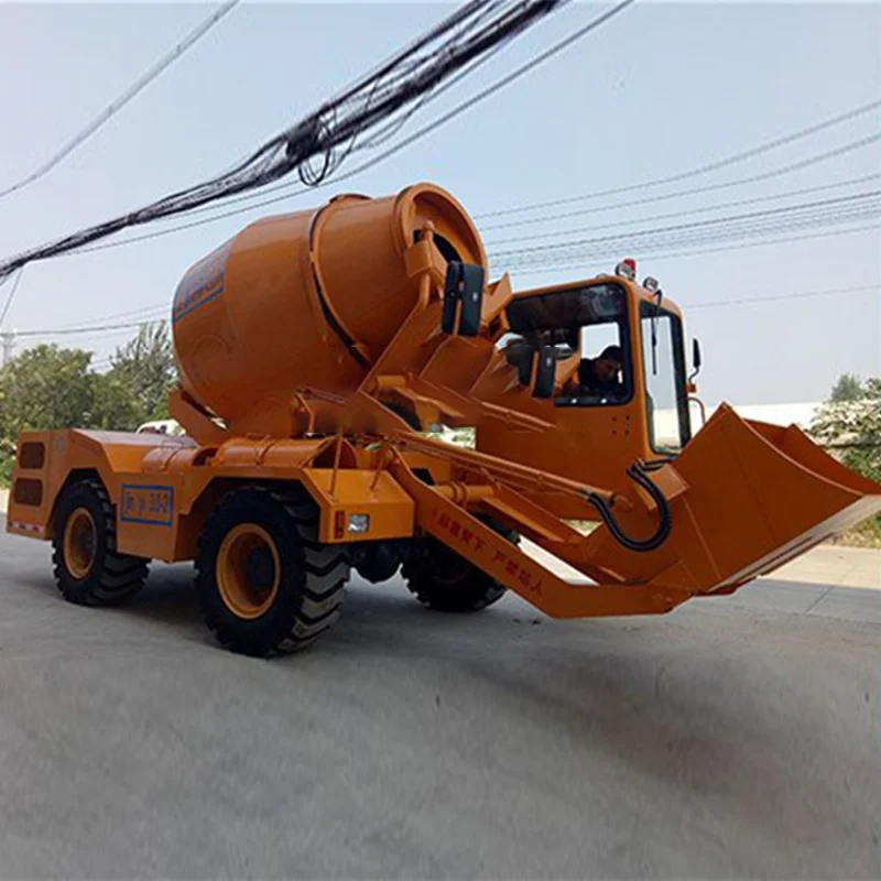 

Concrete Mixer Truck Drum Capacity 1.6-5.5m3 High Quality Mobile Hydraulic Automatic Feeding Self Loading Concrete Mixer Truck