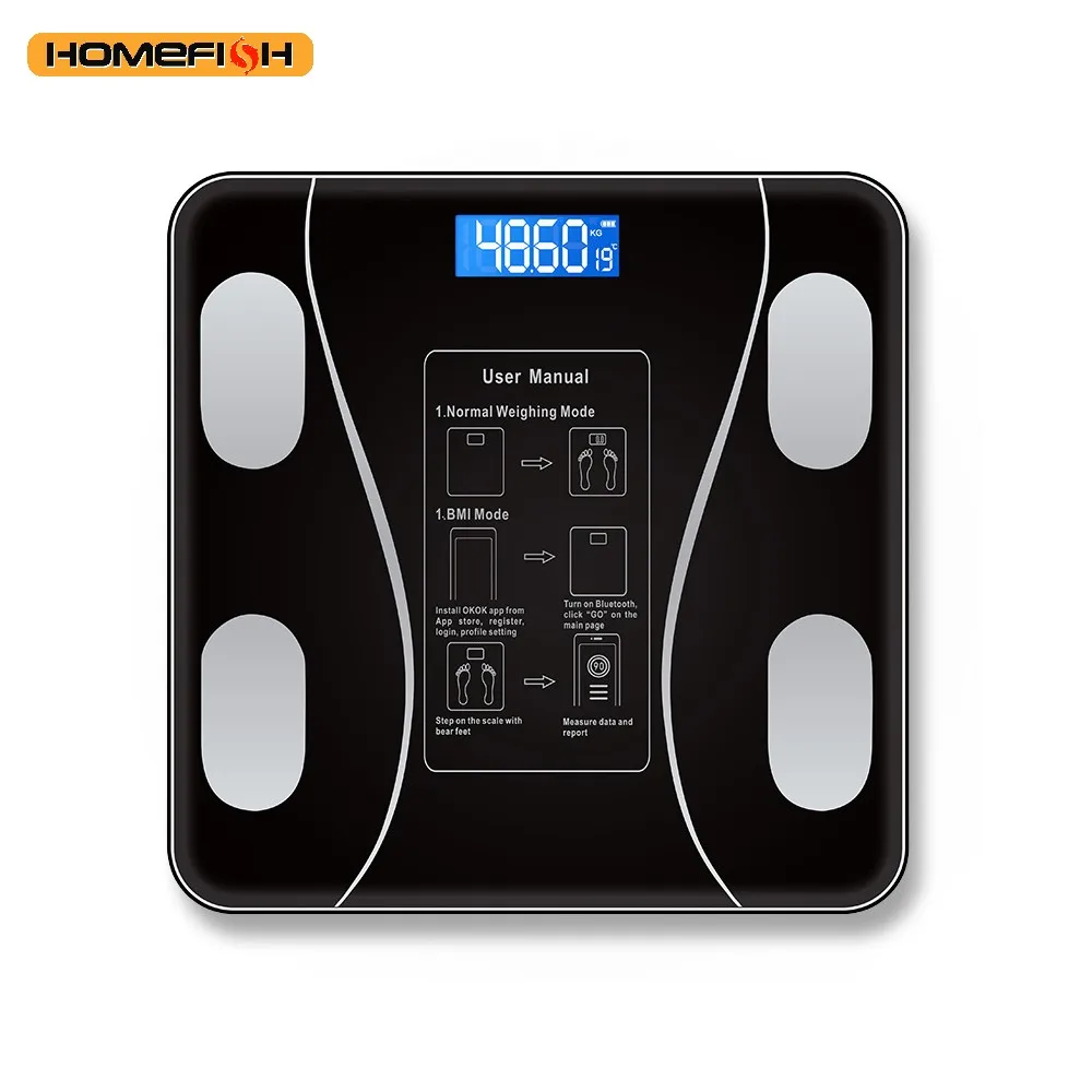 Digital Scale Bluetooth Scale Battery-Powered Home Scale Health Scale Weight Scale