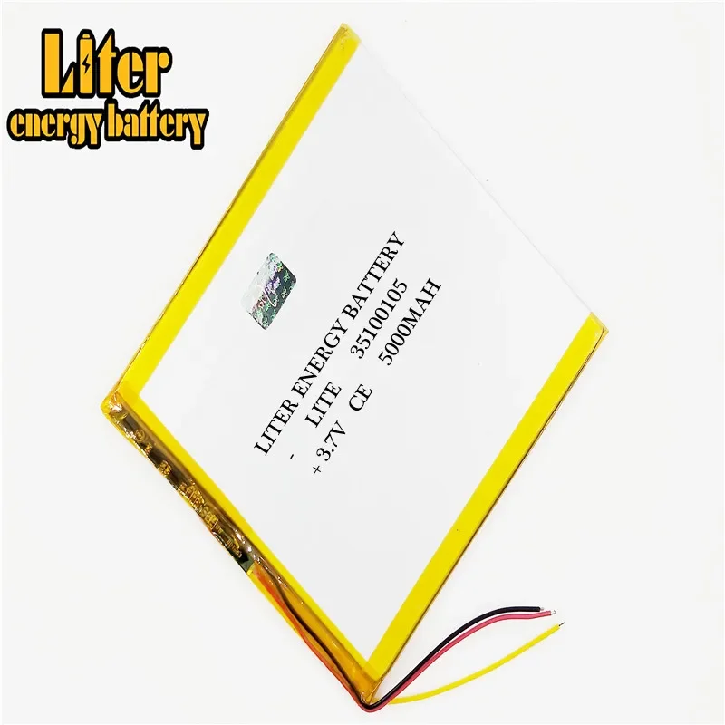 3 line  3.7V 35100105 5000MAH (polymer lithium ion battery) Li-ion battery for tablet pc Chuwi Hi9 Pro