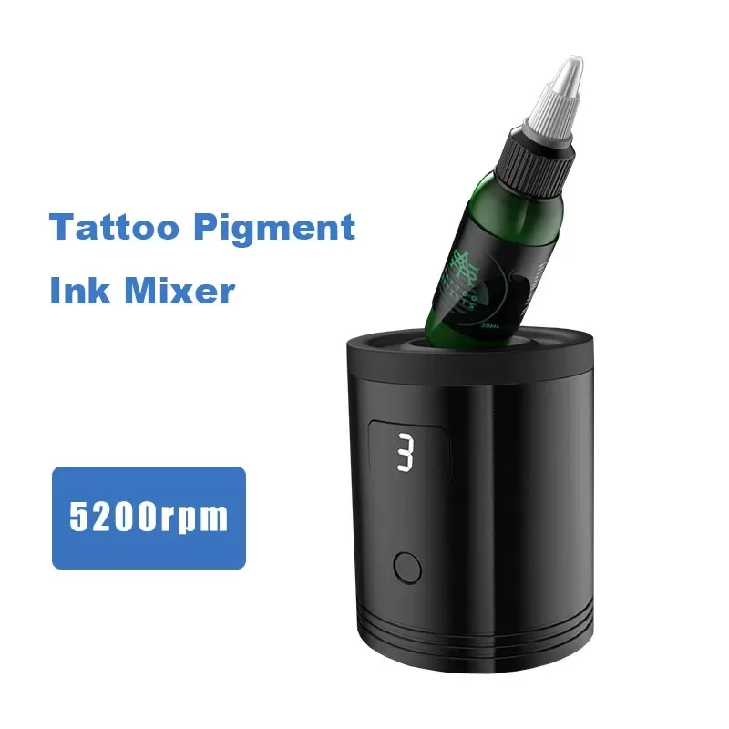 Mini Tattoo Ink Automatic Mixer Portable Rechargeable Electric Pigment Nail Polish Liquid Shaker Stirrer Tattoo Assistant Tool